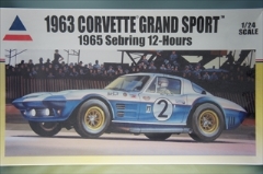 1/24　1963CORVETTE　GRAND　SPORT　　1965　Sebring　12-hours