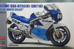 1/12　スズキ GSX-R750（H）（GR71G）　「ブルー/ホワイトカラー」