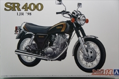 1/12　ヤマハ1JR SR400 '98　　「ザ・バイク No.14」