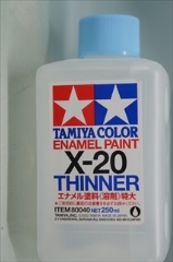 タミヤカラー 　エナメル塗料　　エナメル溶剤特大　(X-20 250ml)