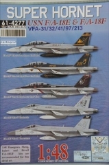1/48�@�A�����J�C�R F/A-18E/&F �X�[�p�[�z�[�l�b�gVFA-31/32/41/97/213�@�f�J�[���Z�b�g