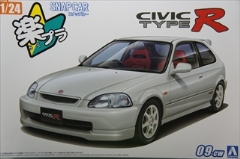 1/24�@EK9 �V�r�b�N �^�C�vR 1997 �`�����s�I���V�b�v�z���C�g�@�u�y�v�� �X�i�b�v�J�[ No.09-CW�v