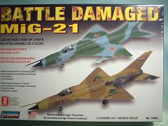 1/72　ＢＡＴＴＬＥ　ＤＡＭＡＧＥＤ　MiG-21 BD　ミグ21　バトルダメージ