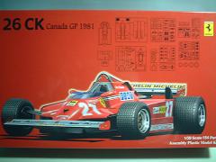 1/20　フェラーリ　126ＣＫ　1981年　カナダグランプリ