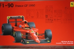 1/20　フェラーリ　Ｆ１-90　（641/2）　1990年フランスグランプリ　ヘルメット・トロフィー付　　スケルトンボディ　