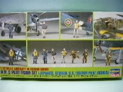 1/72　Ｗ．Ｗ．�U　パイロット　フィギュア　セット　日本・ドイツ・アメリア/イギリス　「エアクラフトインアクションシリーズ」　