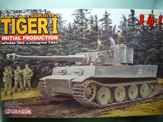 1/35　 Sd.Kfz.181  TIGER �T  sPzAbt 502  '39-'45　タイガー�T　３ｉｎ１モデル