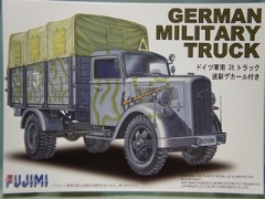 1/72　ドイツ軍用　３ｔ　トラック　迷彩デカール付き ミリタリーシリーズ No.2