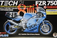 1/12　 ヤマハFZR750 TECH21  レーシングチーム1985年鈴鹿８耐　TECH21  BIKEシリーズ No.5