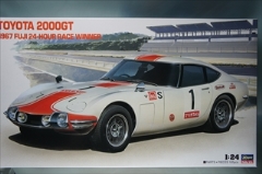 1/24　トヨタ2000GT 　「1967 富士24時間 耐久レース優勝車」 