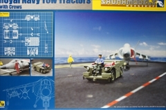 1/48 Royal Navy Tow Tractors 現用イギリス海軍　空母フライトデッキ用トラクターw/クルー