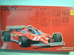1/20　フェラーリ　126ＣＫ　1981年　スペイングランプリ
