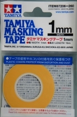 タミヤ マスキングテープ 1mm　　「マスキング No.206」